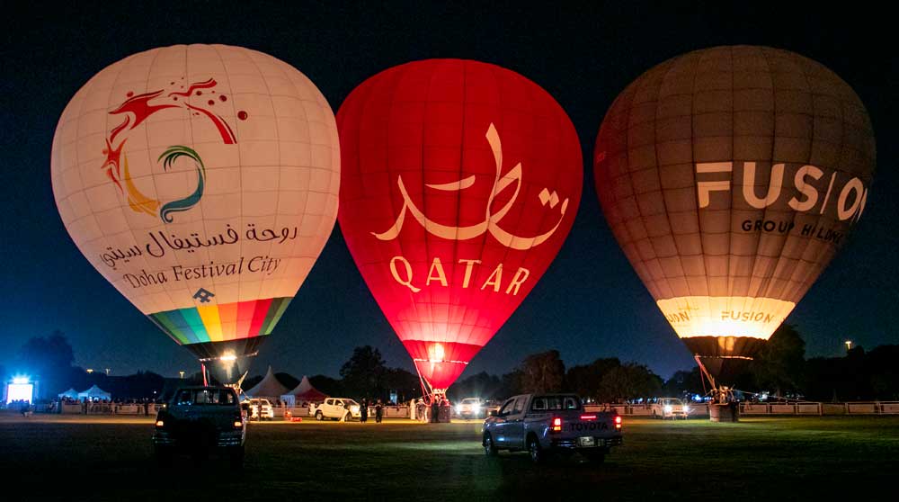 A file photo of Qatar Balloon Festival, which took place from December 8 to 11 at Lusail Arena. 