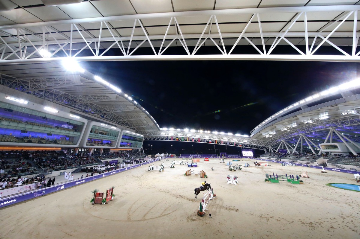 Action during the CHI Al Shaqab presented by Longines, in this file photo.
