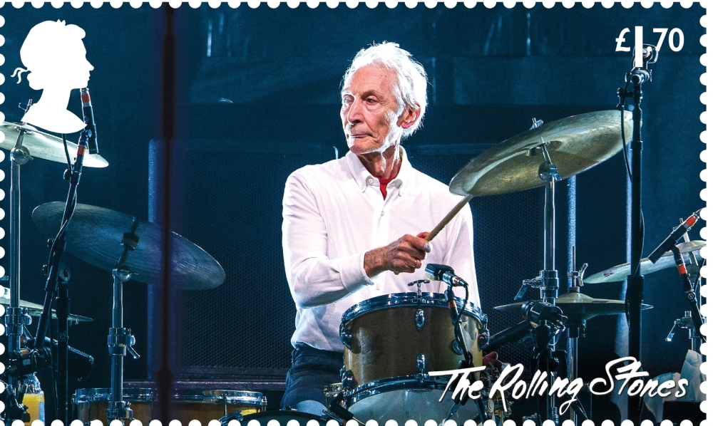 One of the dedicated Royal Mail stamps to honour 60 years of the legendary rock group The Rolling Stones is seen in this undated handout image. Royal Mail/Handout via REUTERS