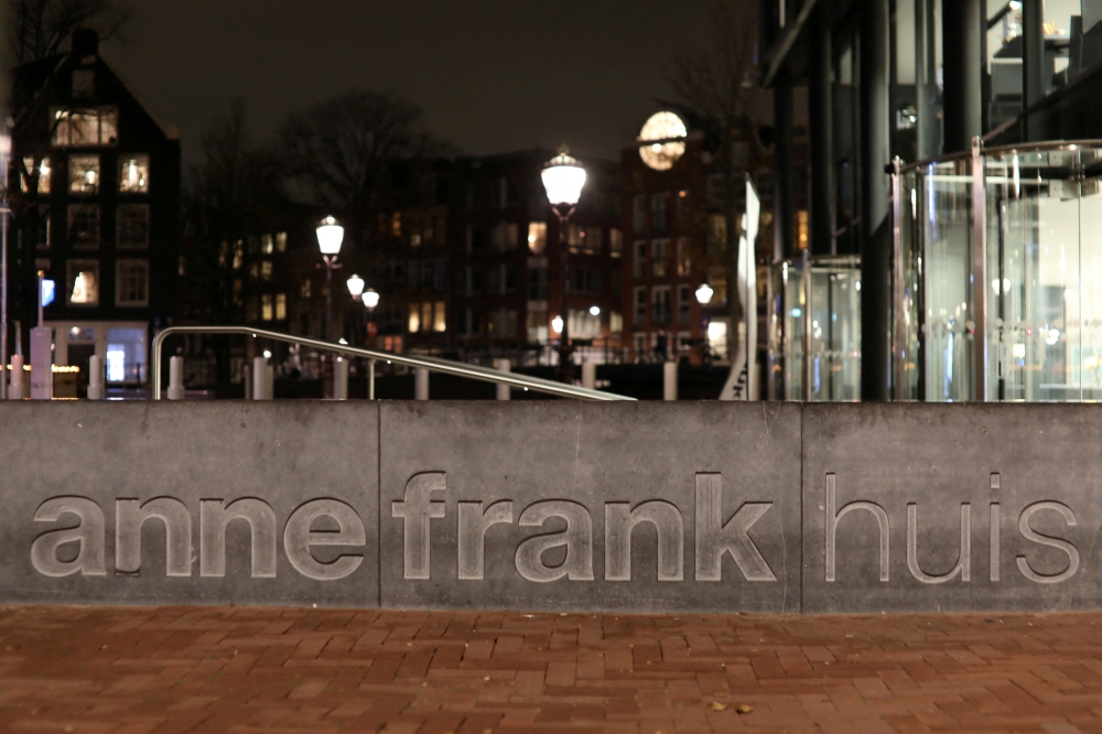 File photo: View of the entrance of the Anne Frank House museum in Amsterdam, Netherlands November 21, 2018. Reuters/Eva Plevier/File Photo