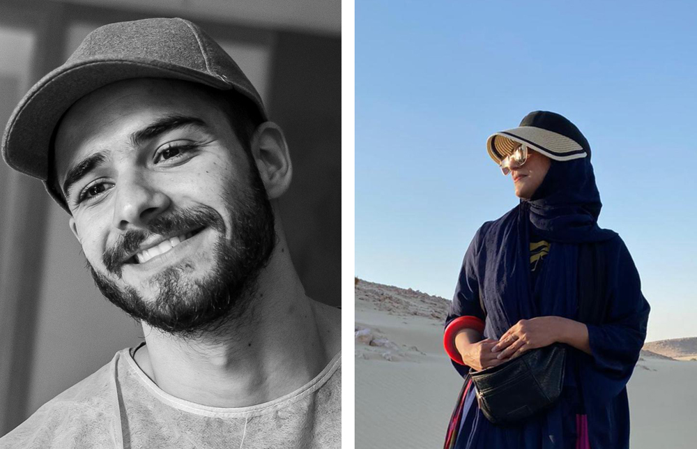 From left: Dimitri Yuri and Saadia Khabab