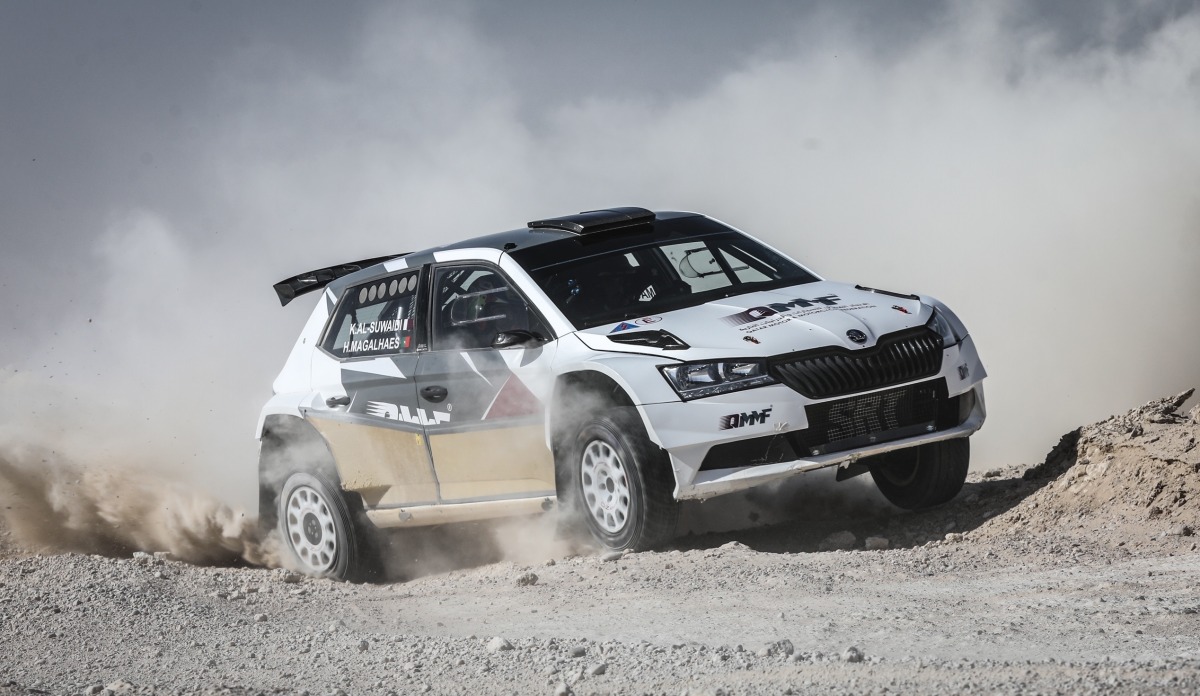 Khaled Al Suwaidi gears up for the Qatar International Rally.  