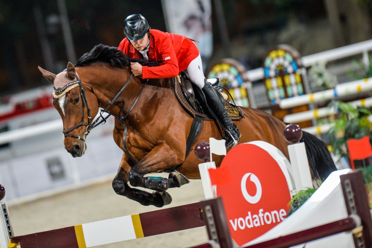 Kami Sabitov guides Quintendro over a hurdle during a previous edition of the HH the Amir Sword Equestrian Festival in this file photo.