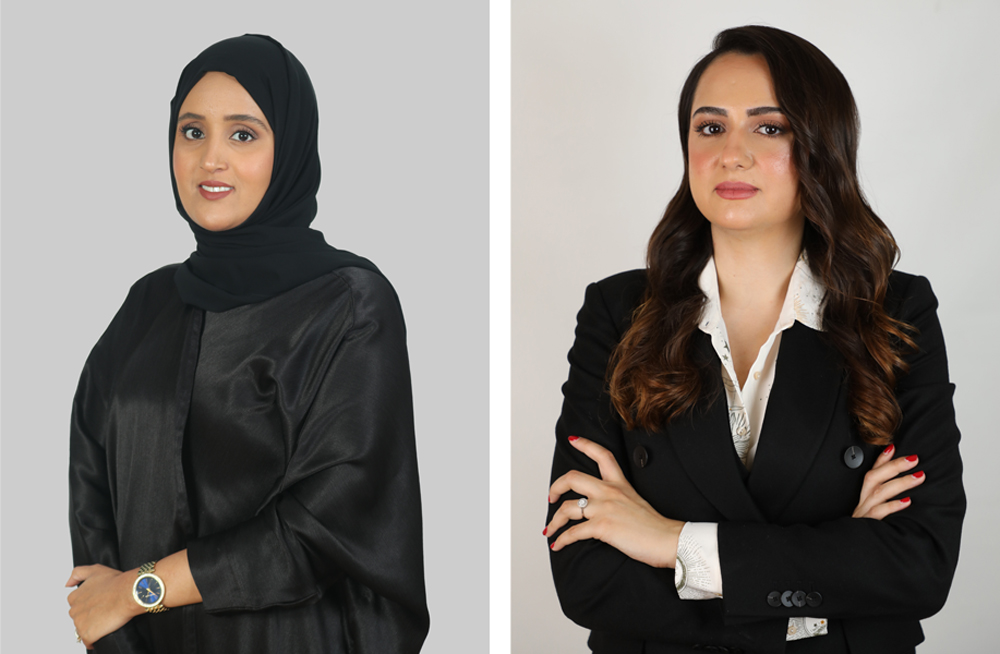 Dr. Nura Adam Mohamed (left) is a Research Associate at Qatar University's Biomedical Research Center, while Arij Yehya is a full-time faculty member at the university.