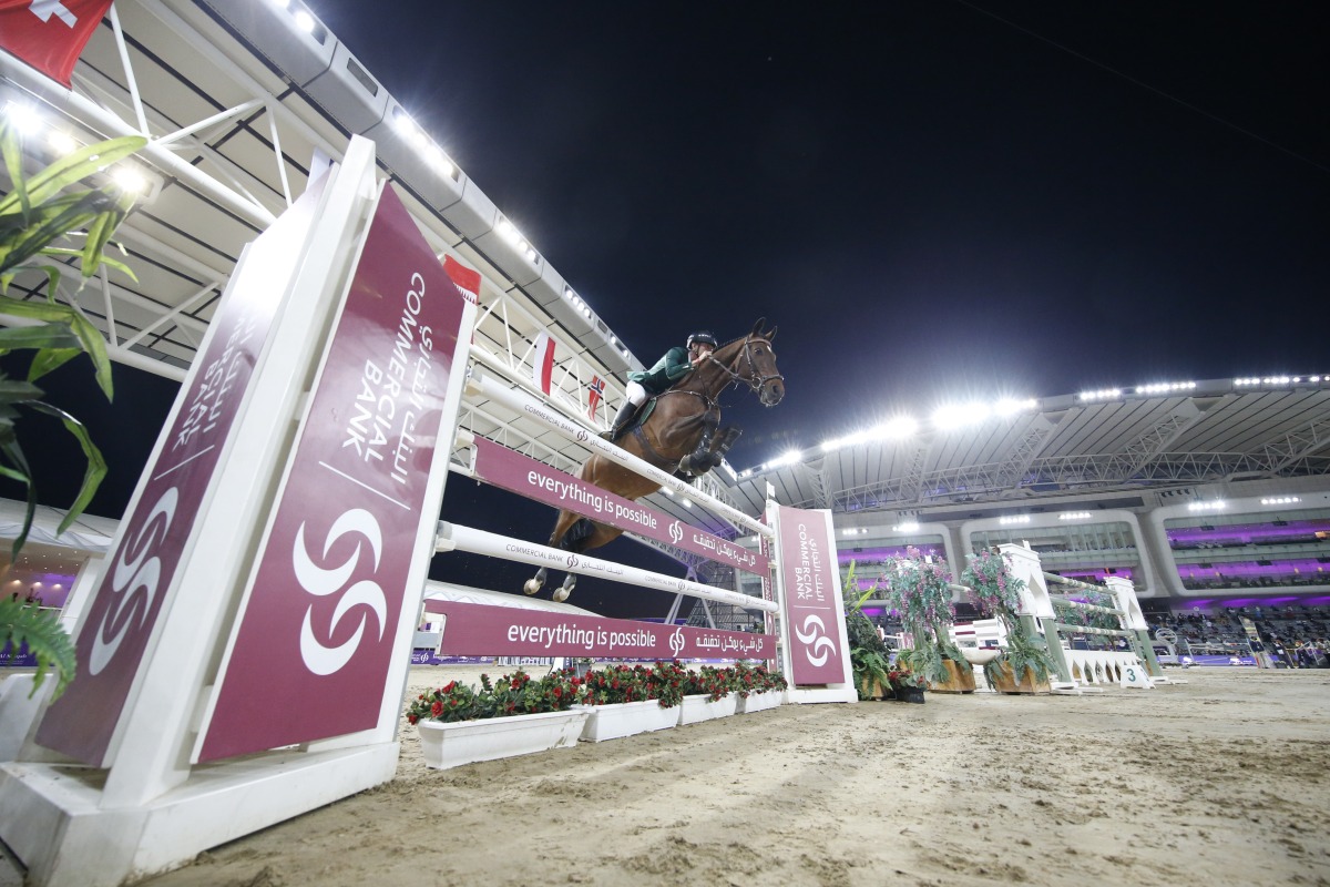 Peder Fredricson on H&M Christian K in action at CHI Al Shaqab 2021, in this 27 February, 2021 file photo. 