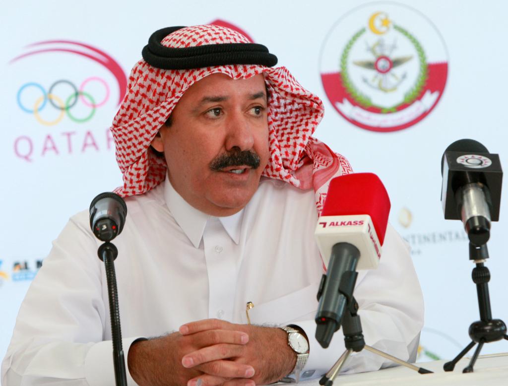 President of Qatar Golf Association Hassan Al Naimi. 