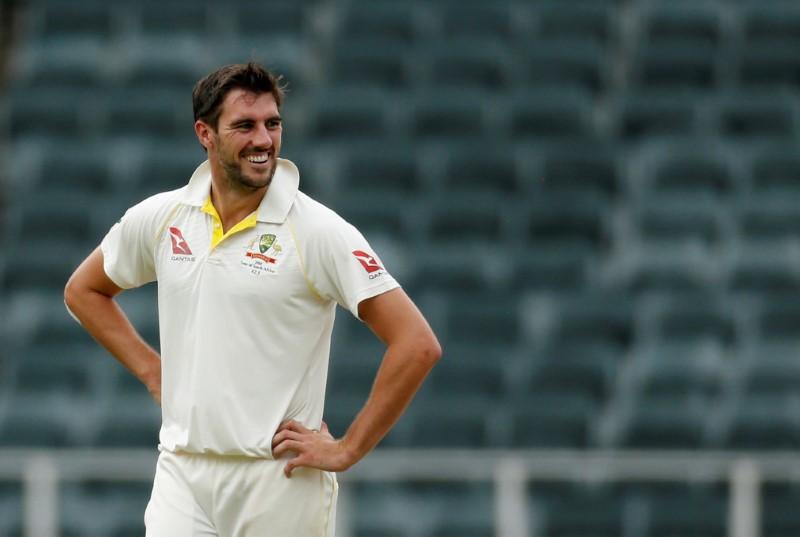 FILE PHOTO:  Australia's Pat Cummins REUTERS/Siphiwe Sibeko
