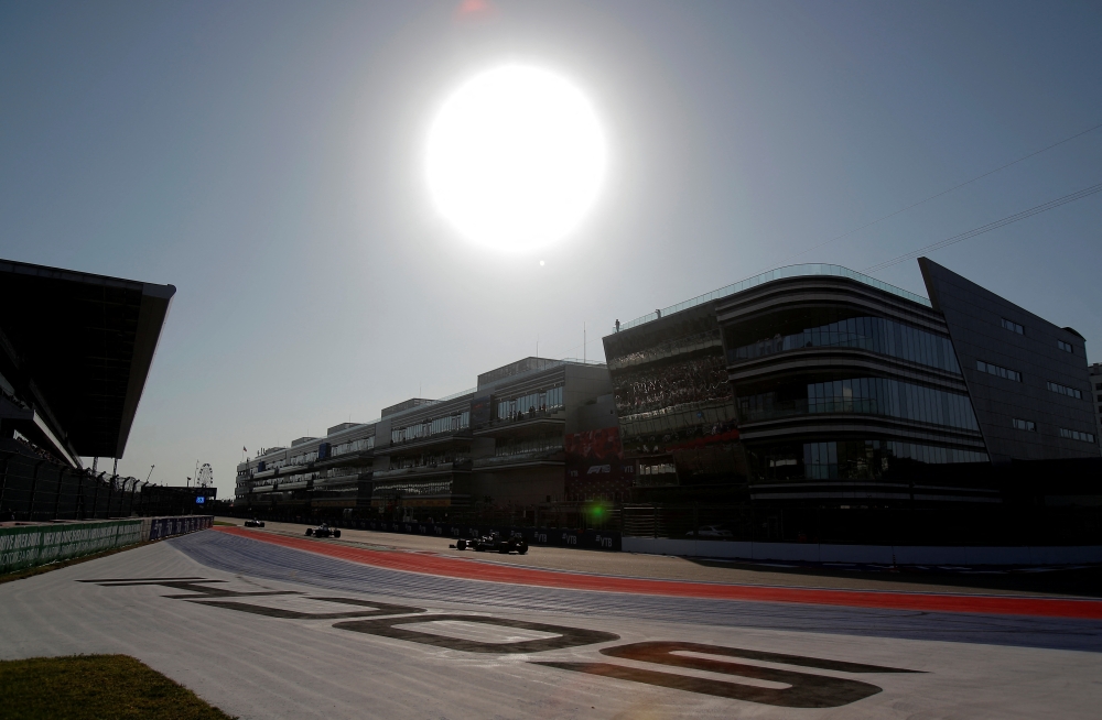 September 27, 2020. General view during the race. Pool via REUTERS/Maxim Shemetov/File Photo