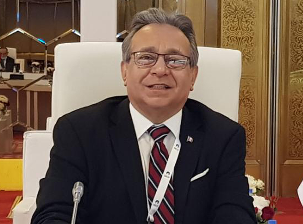 Jose A. Benzaquen Perea, Ambassador of Peru to Qatar.
