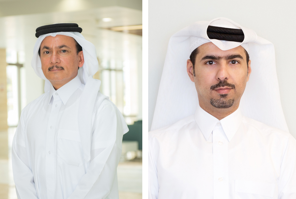 From left: Dr. Abdullatif Al Khal and Dr. Abdulaziz Al Kuwari 