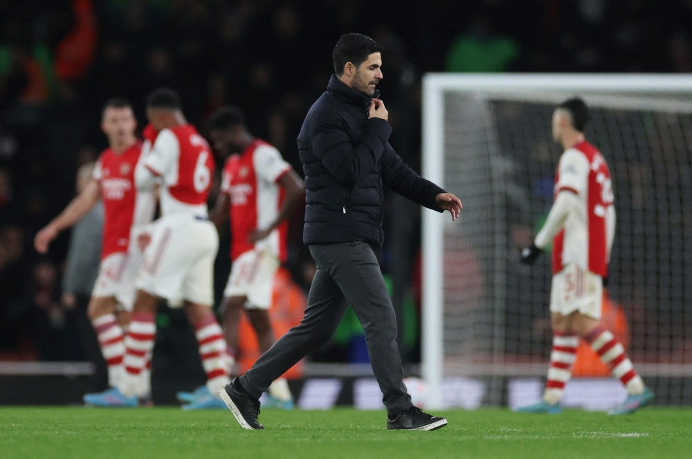 Arsenal manager Mikel Arteta. Reuters/Paul Childs