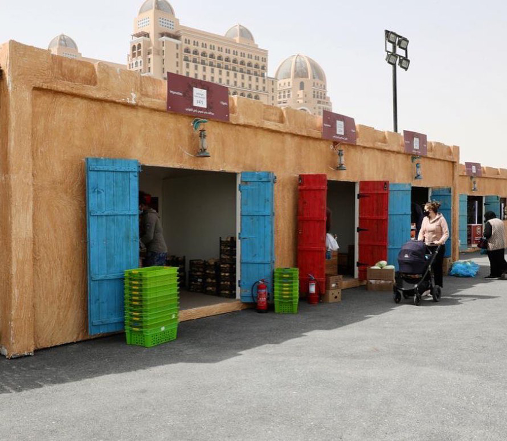 Mahaseel Souq is located at Katara’s southern area.