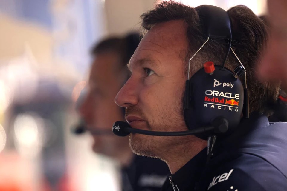 March 19, 2022 Red Bull Team Principal Christian Horner during qualifying. Pool via REUTERS/Giuseppe Cacace