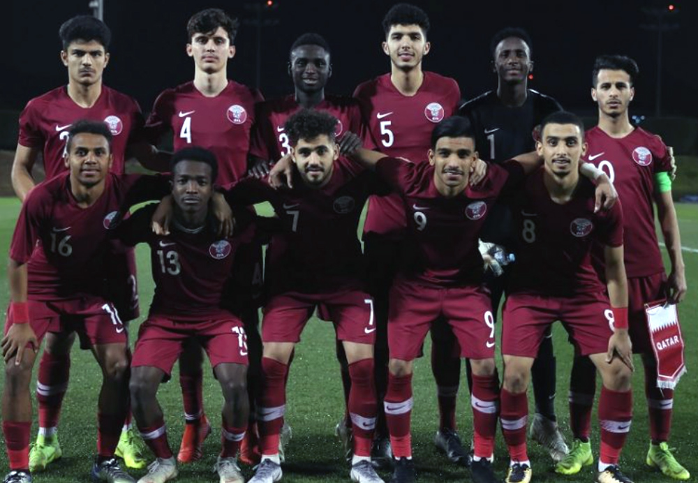 Qatar U-23 team will play its first match against Thailand. 
