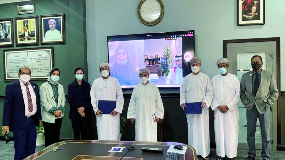 Officials after signing the MoU.