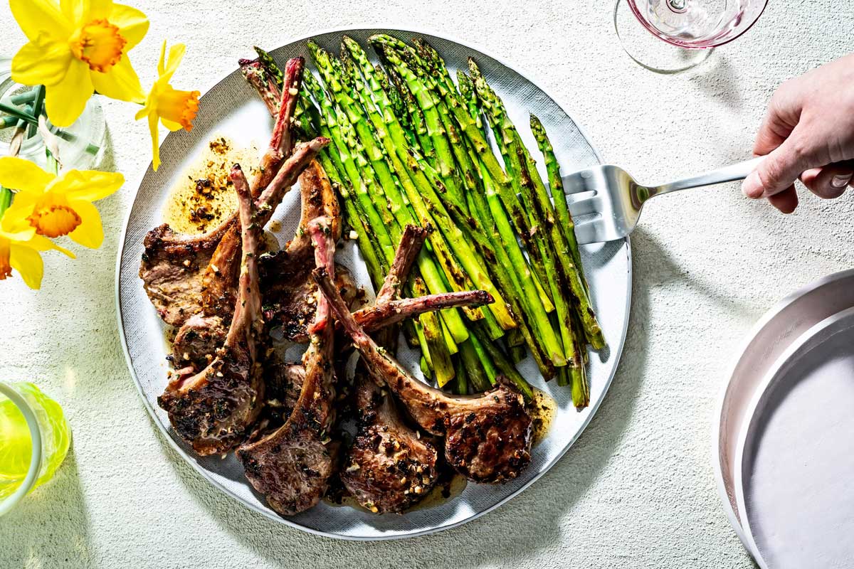 Butter-Basted Lamb Chops. Photo by Scott Suchman for The Washington Post.