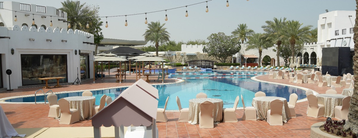 An inside view of Al Dana Club.