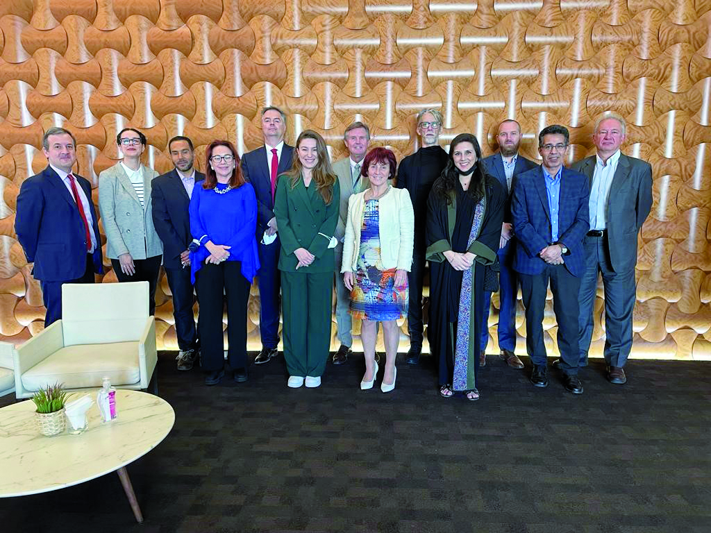 Academics during the Climate Policy Day at the HBKU's College of Public Policy.