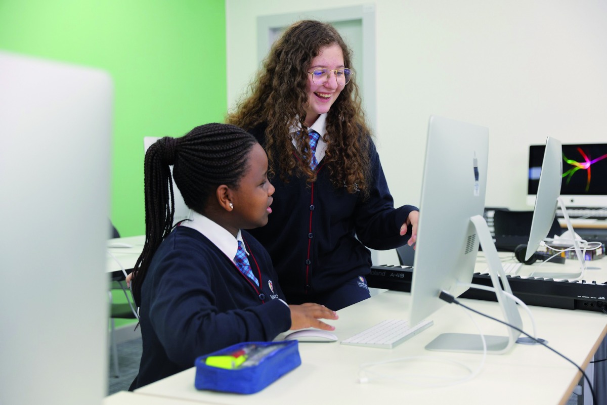 Students at Hamilton International School.