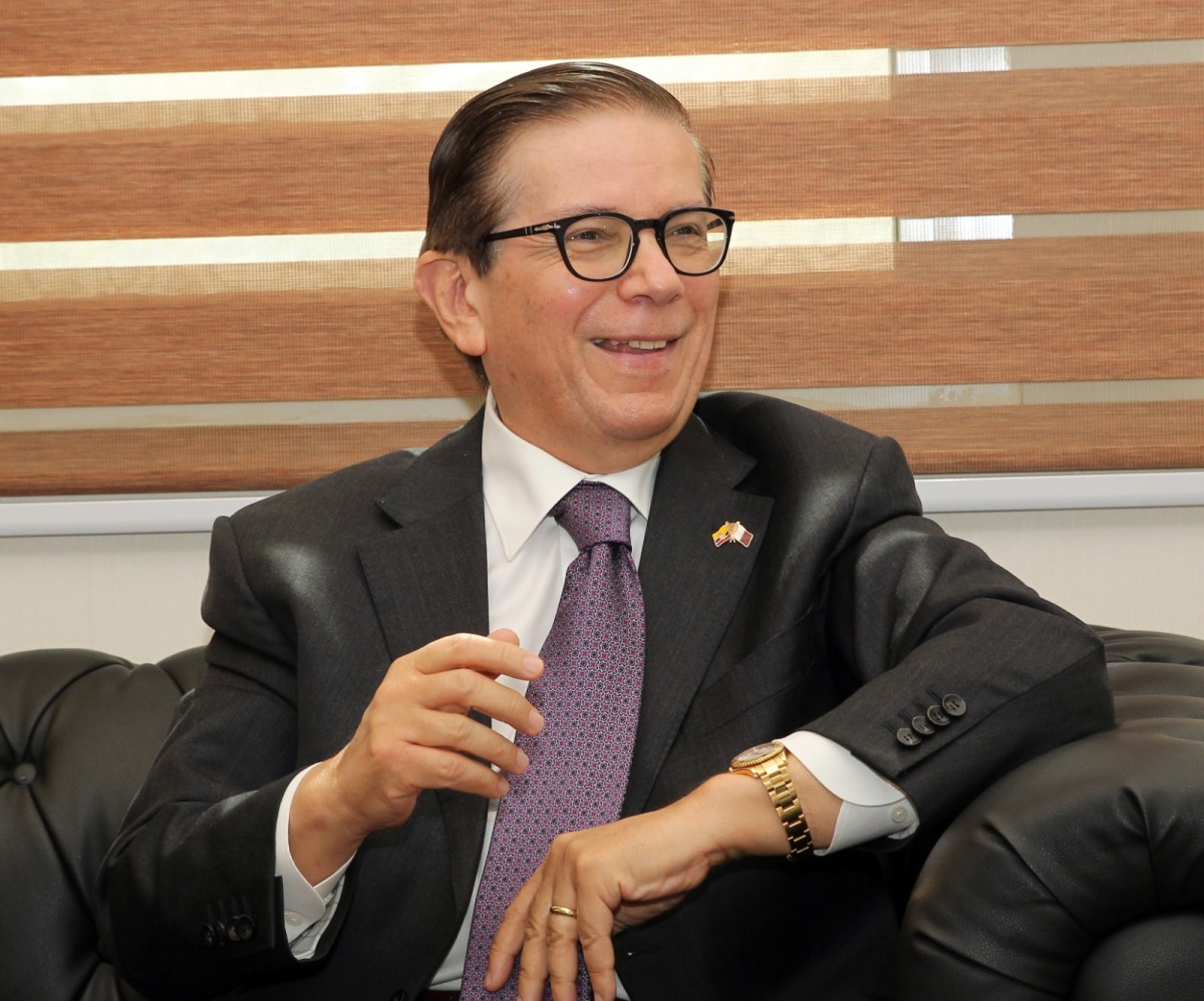 Ambassador of Ecuador, H E Pascual Del Cioppo. Pic: Salim Matramokot / The Peninsula