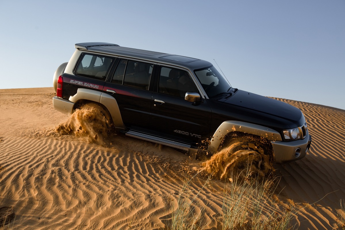 The 2022 Nissan Patrol Super Safari in action. 