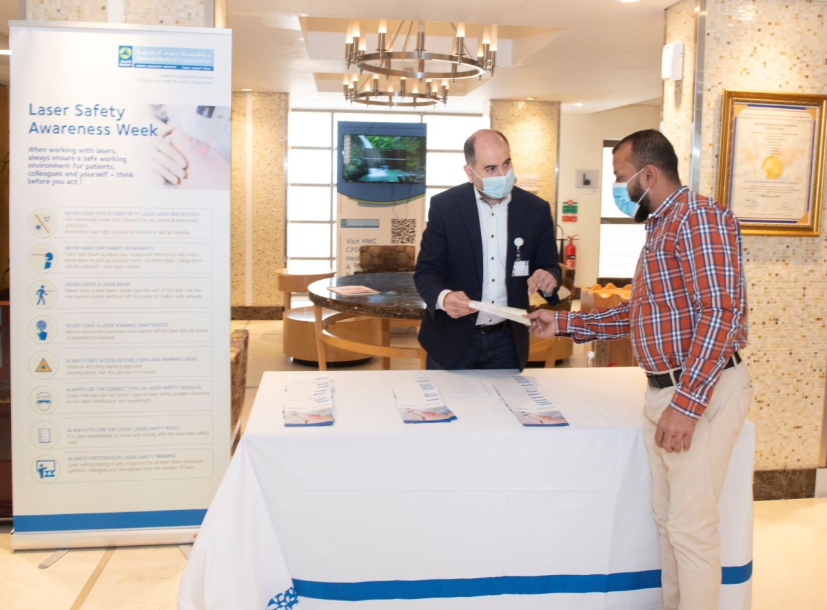 An HMC awareness booth 