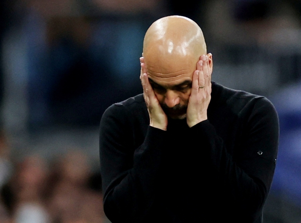 May 4, 2022 Manchester City manager Pep Guardiola Action Images via Reuters/Carl Recine/File Photo