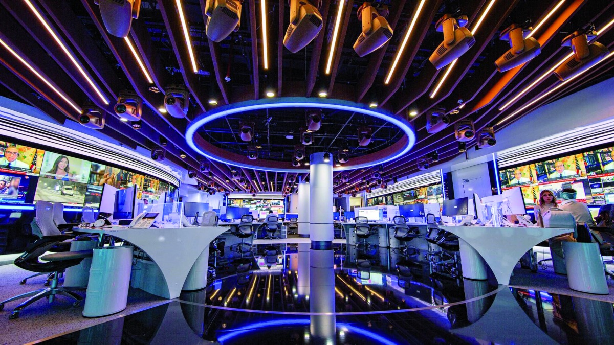 Studio Five, the new news studio of the Al Jazeera channel won the “Best International News Studio Design”, “Best News Studio Use”, and “Best Lighting” categories.