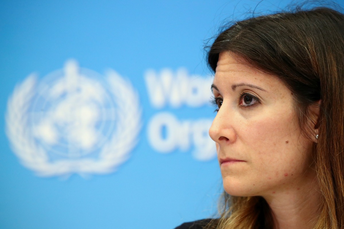 FILE PHOTO: Maria Van Kerkhove, Head a.i. Emerging Diseases and Zoonosis at the World Health Organization (WHO), looks on during a news conference after a meeting of the Emergency Committee on the novel coronavirus (2019-nCoV) in Geneva, Switzerland January 30, 2020. REUTERS/Denis Balibouse/File Photo
