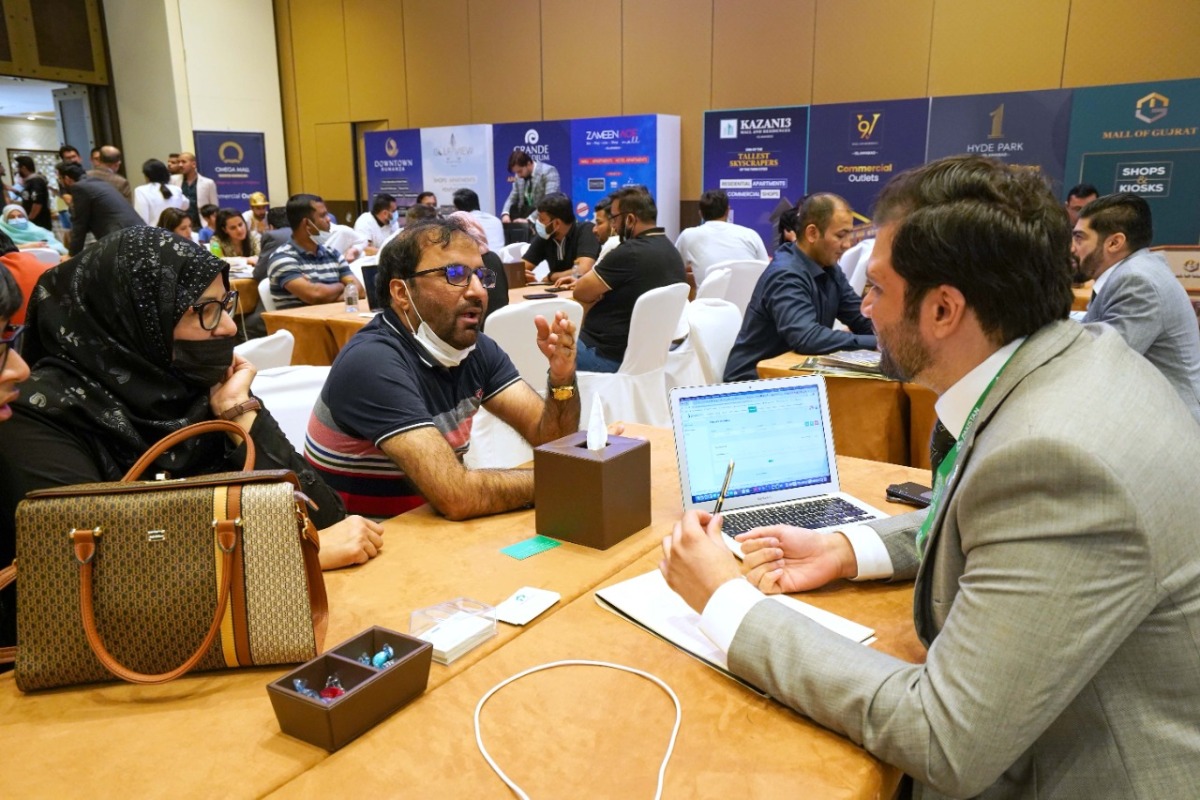 Participants during the first Qatar edition of ‘Pakistan Property Event’ in Doha, recently. 