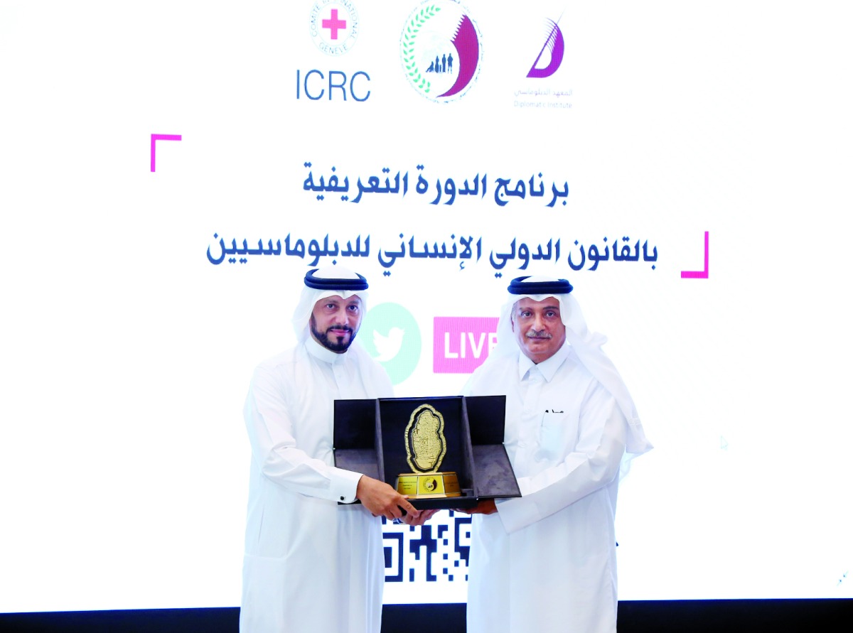 Minister of Justice H E Masoud bin Mohammed Al Ameri during the opening of the introductory course.