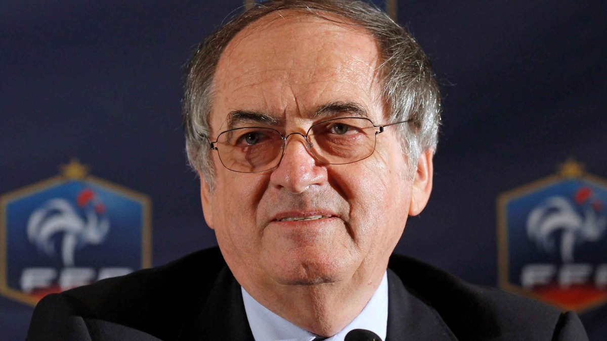 File photo of French football president Noel Le Graet 