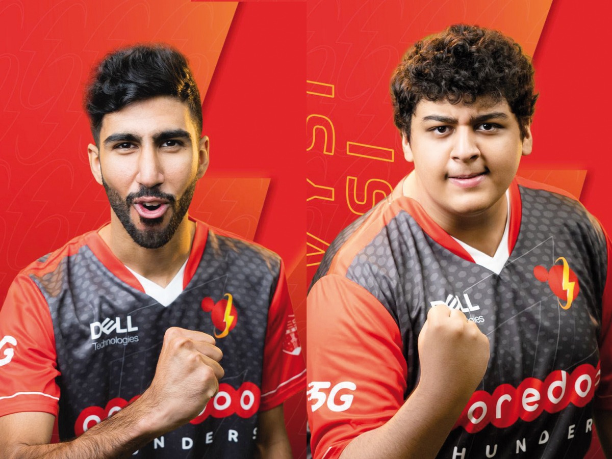 Ahmed Al Meghessib (left) and Yousef Al Defaa