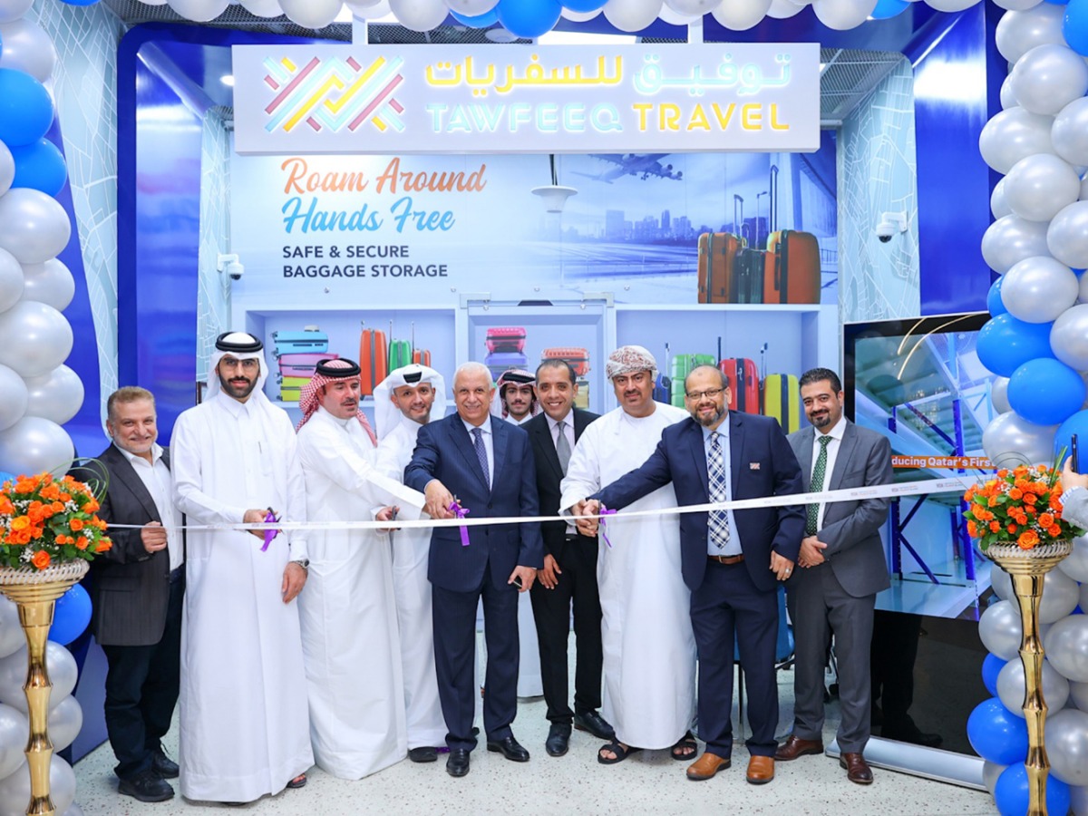 Officials during the launch ceremony in Doha, recently. 