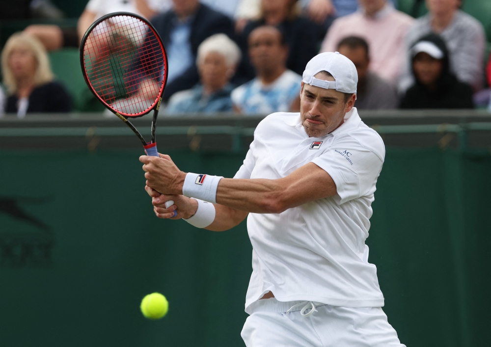 US's John Isner during his third round match against Italy's Jannik Sinner. (Reuters/Paul Childs)