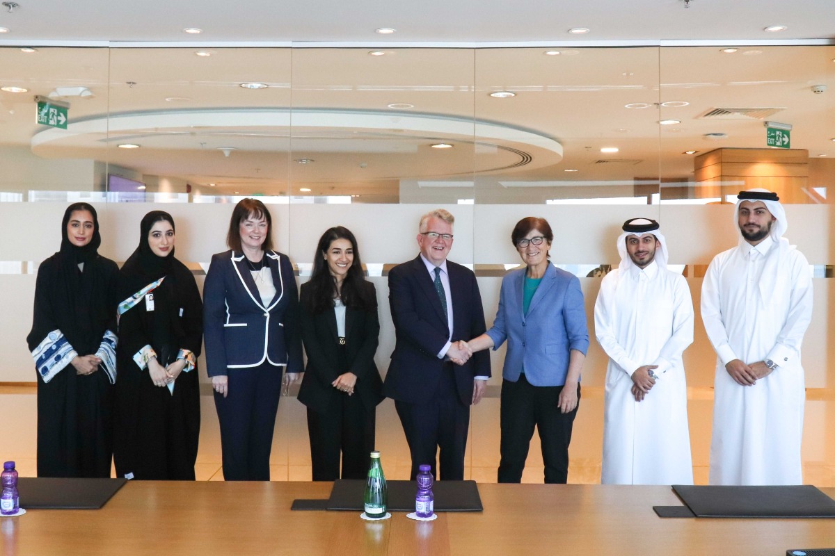Officials during the signing ceremony.