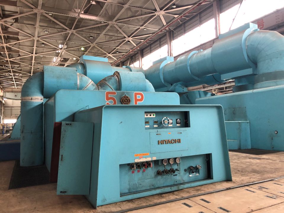 A view of one of the machines as Japan's biggest power generator JERA prepares for restart of some aged units while building new units at its Anegasaki gas-fired power station in Chiba, near Tokyo, Japan June 22, 2022. REUTERS/Yuka Obayashi