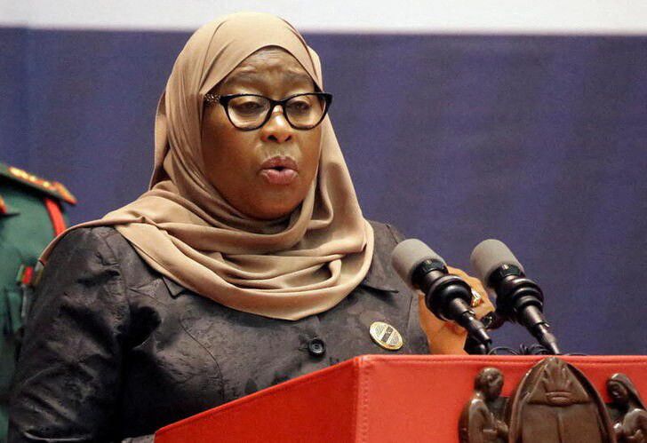 Tanzanian President Samia Suluhu Hassan. (Reuters/File Photo)