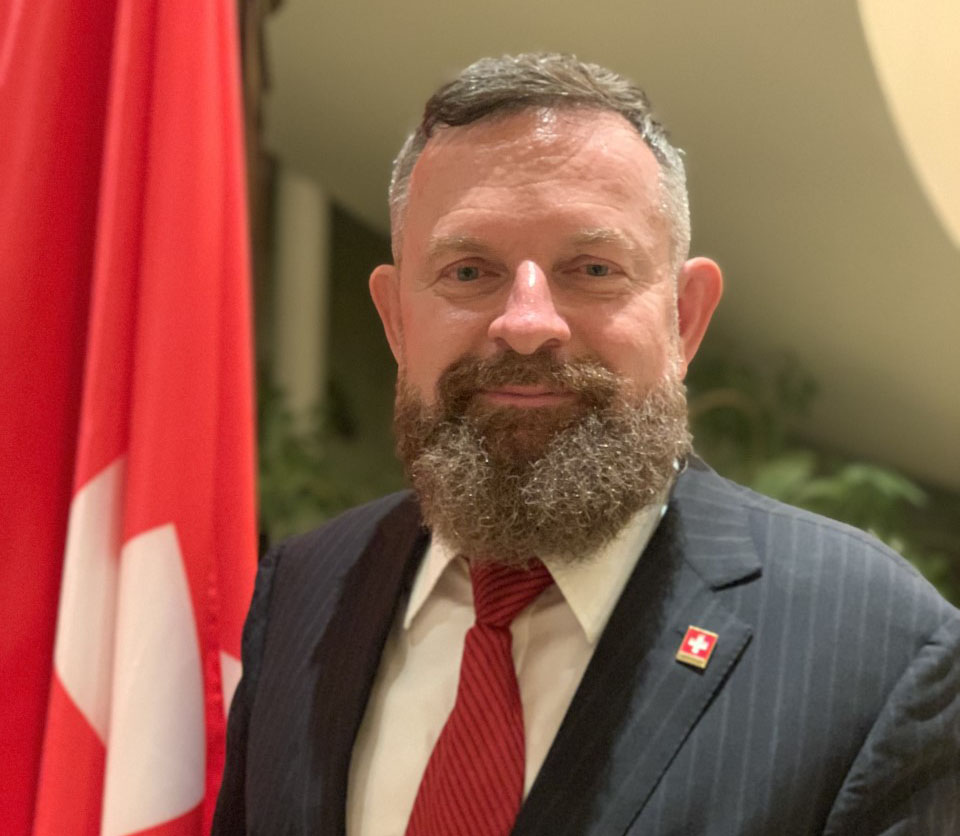 Swiss Ambassador H E Edgar Doerig