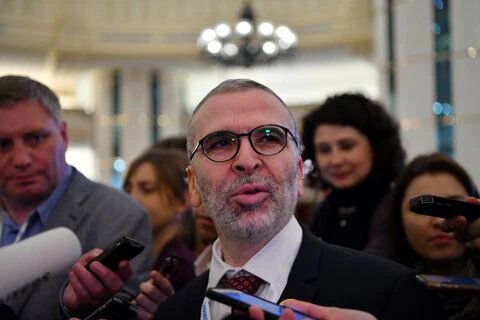 Mustafa Sanalla, Libya's National Oil Corporation (NOC) chief speaks to the media before the OPEC 14th Meeting of the Joint Ministerial Monitoring Committee in Jeddah, Saudi Arabia, May 19, 2019. REUTERS/Waleed Ali