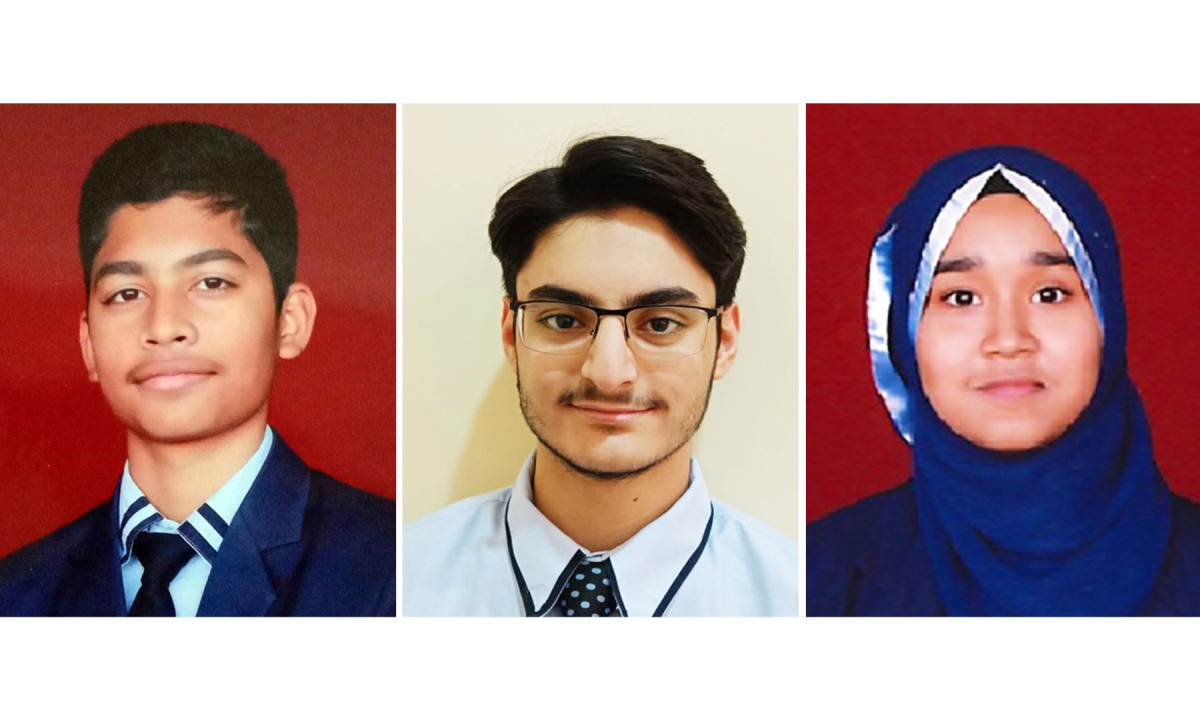 From left: Aswin Arunkumar, Mohamed Anas Ezzuddin, and Syeda Maksuda Jahan