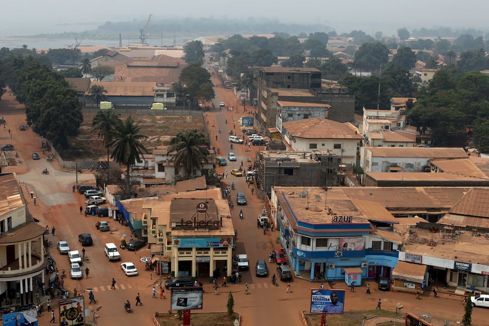 A general view shows part of the capital Bangui, Central African Republic, file. REUTERS/Siegfried Modola
