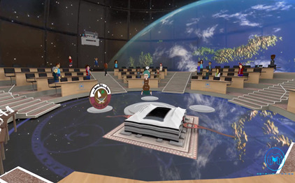 Dr Rana Sobh, Dean of the Faculty of Administration and Economics, during her speech in the digital space on the future of education.