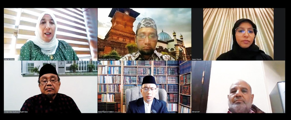 Participants during the webinar.