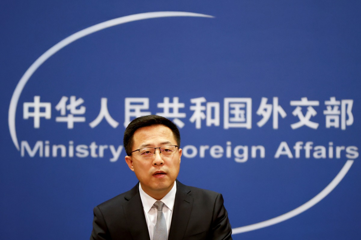 China's foreign ministry spokesperson Zhao Lijian attends a news conference in Beijing, on November 16, 2021. File Photo / REUTERS
