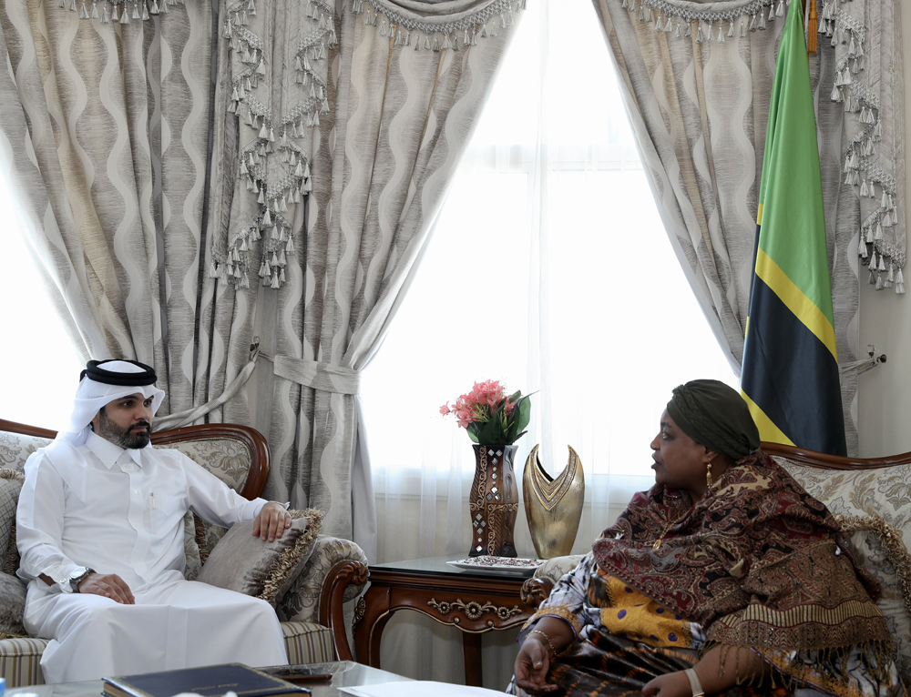 Deputy Permanent Secretary of the Ministry of Foreign Affairs and East African Cooperation in the United Republic of Tanzania H E Fatma Mohammed Rajab during the interview.