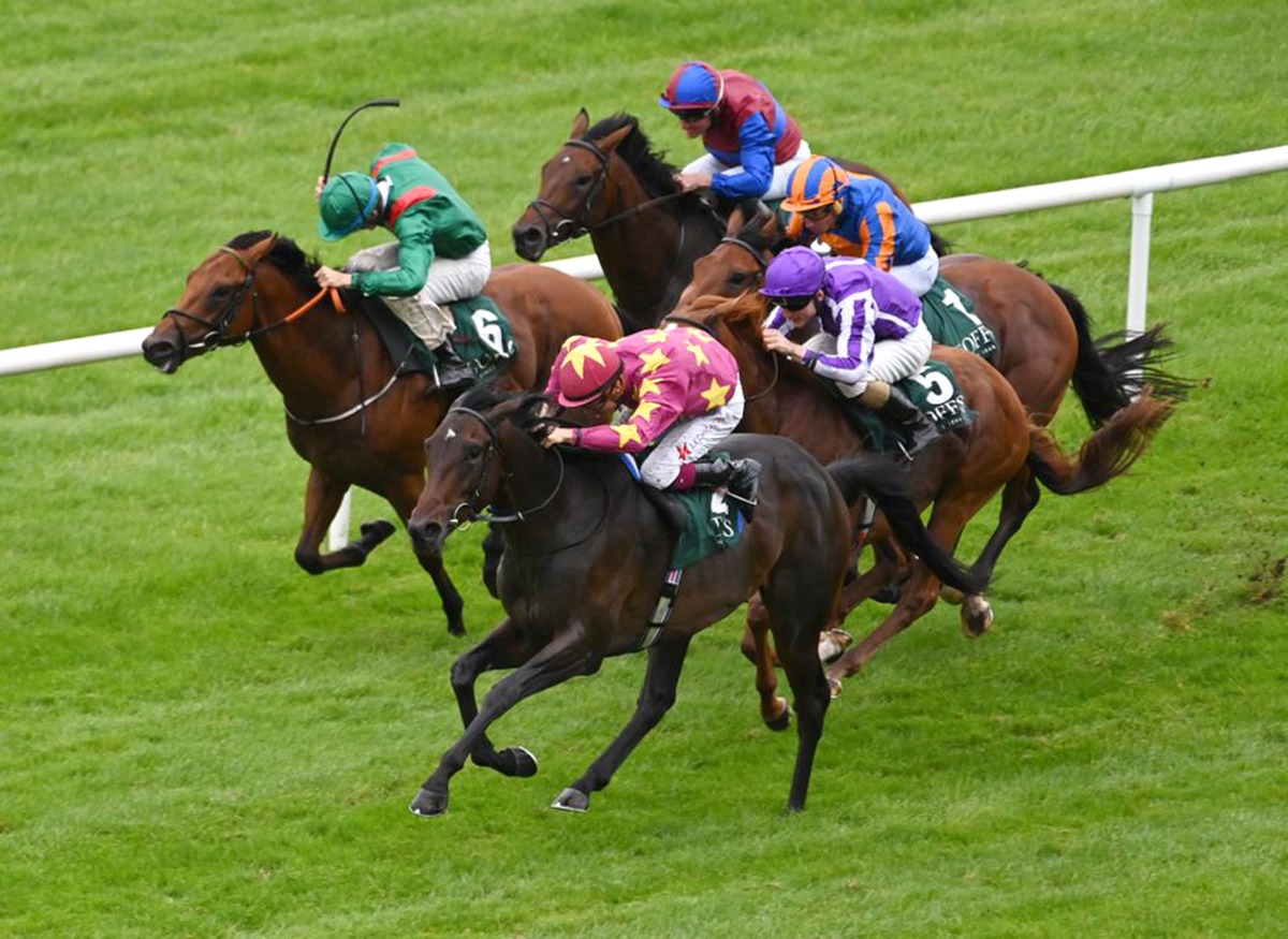 Jassim bin Ali Al Attiyah-owned colt Al Riffa earned an impressive win at The Curragh. Pic: Racingfotos