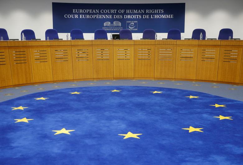  The courtroom of the European Court of Human Rights is seen in Strasbourg, France, on September 11, 2019. File Photo / Reuters

