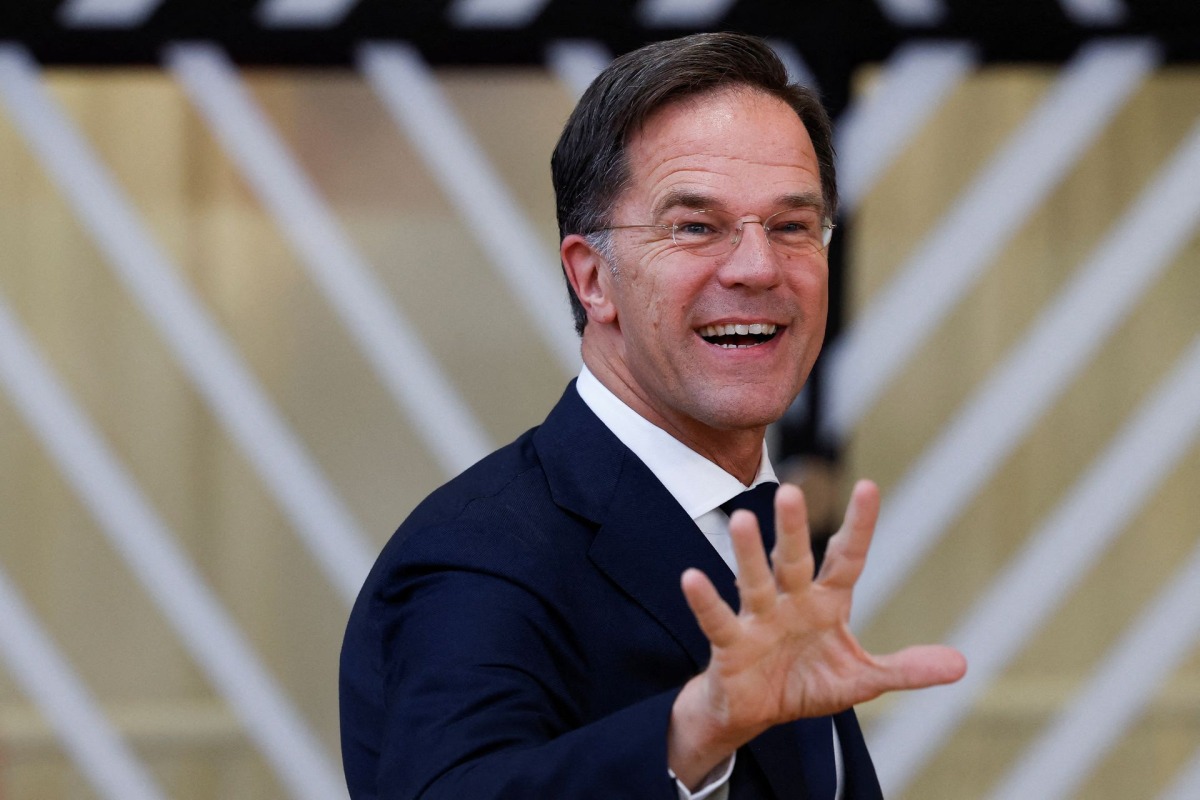 Netherlands' Prime Minister Mark Rutte arrives for the European Union leaders' summit in Brussels, Belgium, on June 23, 2022. (REUTERS/Yves Herman)