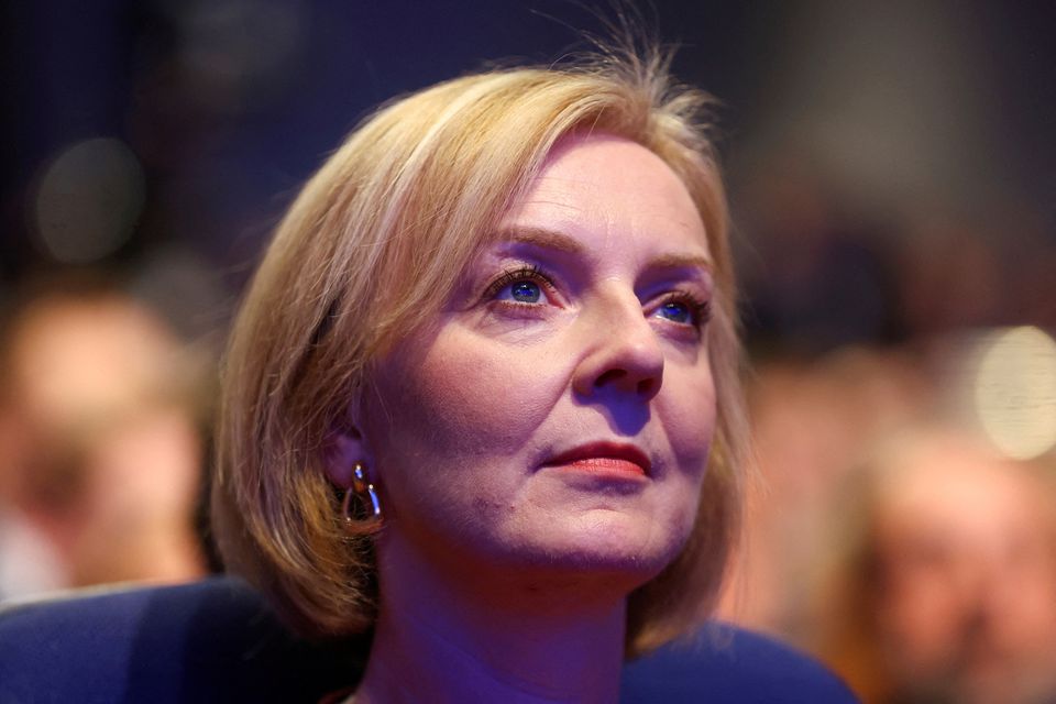 British Prime Minister Liz Truss attends the annual Conservative Party conference, in Birmingham, Britain, on October 2, 2022. REUTERS/Hannah McKay/File Photo